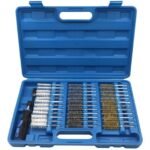 Ensemble brosses métalliques à tige hexagonale 38 pièces
