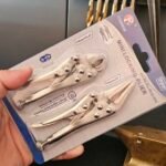 Pack de 2 Mini Pinces Étaux Professionnelles (4.5" & 5")