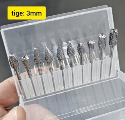 fraise métal tige 3mm