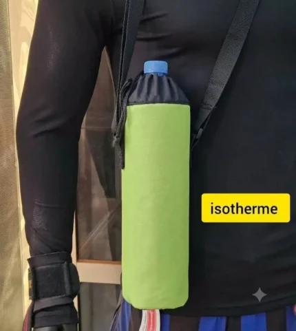 Sacoche Isotherme Porte-Bouteille 1.5L vert
