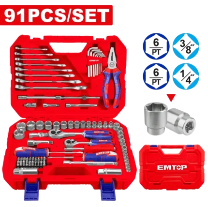 Caisse a outils 91 Pcs EMTOP