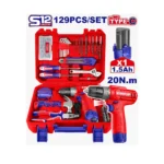 Voici une description complète, détaillée et commerciale de plus de 600 mots pour la Caisse à Outils Complète 129 Pièces avec Perceuse-Visseuse Sans Fil 12V EMTOP (Série S12, Recharge USB Type-C), optimisée pour la vente en ligne ou une fiche produit e-commerce. Coffret de Bricolage Complet 129 Pièces EMTOP avec Perceuse-Visseuse Sans Fil 12V S12 – L’Atelier Portatif Ultime Que vous soyez un bricoleur régulier, un passionné d’aménagement intérieur ou simplement à la recherche du coffret d'outillage ultime pour votre maison, la caisse à outils 129 pièces EMTOP 12V est la solution tout-en-un idéale. Conçu pour répondre à la majorité des travaux du quotidien, ce kit regroupe une perceuse-visseuse sans fil puissante et compacte ainsi qu’une sélection rigoureuse d'outils à main indispensables, le tout soigneusement organisé dans une mallette rigide et ultra-résistante. 1. Une Perceuse-Visseuse 12V Performance & Polyvalence (Gamme S12) Au cœur de ce coffret se trouve la perceuse-visseuse sans fil EMTOP 12V Lithium-Ion (S12). Ergonomique et étonnamment légère, elle offre un confort d’utilisation exceptionnel, réduisant la fatigue même lors des travaux prolongés au plafond ou dans des coins étroits. Couple Puissant de 20 N.m : Avec son couple maximal de 20 N.m et ses multiples positions de réglage de couple, cette visseuse s'adapte précisément à la dureté du matériau (bois, métal, plastique) pour éviter d'endommager vos vis ou de foirer le filetage. Batterie 1.5 Ah & Recharge Ultra-Pratique Type-C : L'une des innovations majeures de cette gamme est son port de charge USB Type-C directement intégré à la batterie. Plus besoin de vous encombrer avec un chargeur volumineux spécifique : vous pouvez recharger votre batterie facilement avec un câble standard Type-C, à la maison, dans votre véhicule ou même sur une banque de batterie (power bank). Mandrin Auto-Serrant : Permet un changement rapide et sans clé des forets et embouts de vissage. Éclairage LED Intégré & Témoin de Charge : La LED frontale éclaire directement votre zone de travail pour une précision parfaite dans les endroits sombres ou sous les meubles. 2. Un Contenu Exhaustif de 129 Pièces pour Tous Vos Projets Cette mallette ne laisse rien au hasard. Elle est pensée pour couvrir absolument tous les besoins courants : montage de meubles en kit, réparations mécaniques légères, fixations murales, travaux d'électricité domestique et entretien général. Outillage à Main & Mesure : 1 Marteau arrache-clous (Marteau américain) : Doté d'une poignée ergonomique antidérapante pour enfoncer ou retirer facilement les clous. 1 Pince universelle : Indispensable pour maintenir, couper les fils ou plier des éléments métalliques. 1 Clé à molette réglable : Idéale pour la plomberie et le serrage d'écrous de différentes tailles. 1 Mètre ruban enrouleur : Pour des prises de mesures rapides et précises. 1 Cutter à lame rétractable : Pour toutes vos découpes nettes dans le carton, les emballages ou le plastique. Tournevis à main & Testeur : Inclut des tournevis plat et cruciforme, ainsi qu'un tournevis testeur de tension électrique pour travailler en toute sécurité. Accessoires de Perçage & Vissage : Jeu de forets (Bois & Métal) : Une sélection de forets robustes pour percer proprement différentes surfaces. Jeu de clés mâles (Clés Allen / Hexagonales) : Indispensables pour le montage de meubles et la mécanique. Boîte de visserie et chevilles organisée : Une mallette transparente intégrée contenant un assortiment de vis et chevilles murales pour réussir toutes vos fixations dès l'ouverture du coffret. Set d'embouts de vissage variés : Empruntes plats, cruciformes (PH/PZ) et Torx pour s'adapter à toutes les têtes de vis du marché. 3. Ergonomie, Rangement et Mobilité La force de ce kit réside également dans sa mallette de transport thermoformée et renforcée. Chaque outil possède son emplacement dédié et clipsé, évitant que le matériel ne se mélange pendant le transport. Organisation à deux compartiments : Visualisez l'ensemble de votre outillage en un coup d'œil pour ne plus jamais perdre un embout ou une clé. Fermetures Solides & Poignée Ergonomique : Conçue aux couleurs de la marque EMTOP (Rouge et Bleu), la caisse est équipée de verrous robustes pour supporter les transports fréquents sur vos chantiers ou dans le coffre de votre voiture. 4. Spécifications Techniques Récapitulatives Tension nominale : 12 V Système de batterie : EMTOP S12 Lithium-Ion (1.5 Ah) Couple maximal : 20 N.m Mode de recharge : Câble USB Type-C Nombre total de pièces : 129 pièces Éclairage : Faisceau LED intégré sur la visseuse Rangement : Coffret rigide avec emplacements sur mesure Faites le choix de la polyvalence et de l'efficacité au quotidien avec la Caisse à outils 129 Pièces EMTOP 12V : un équipement complet, moderne et toujours prêt à l'emploi !